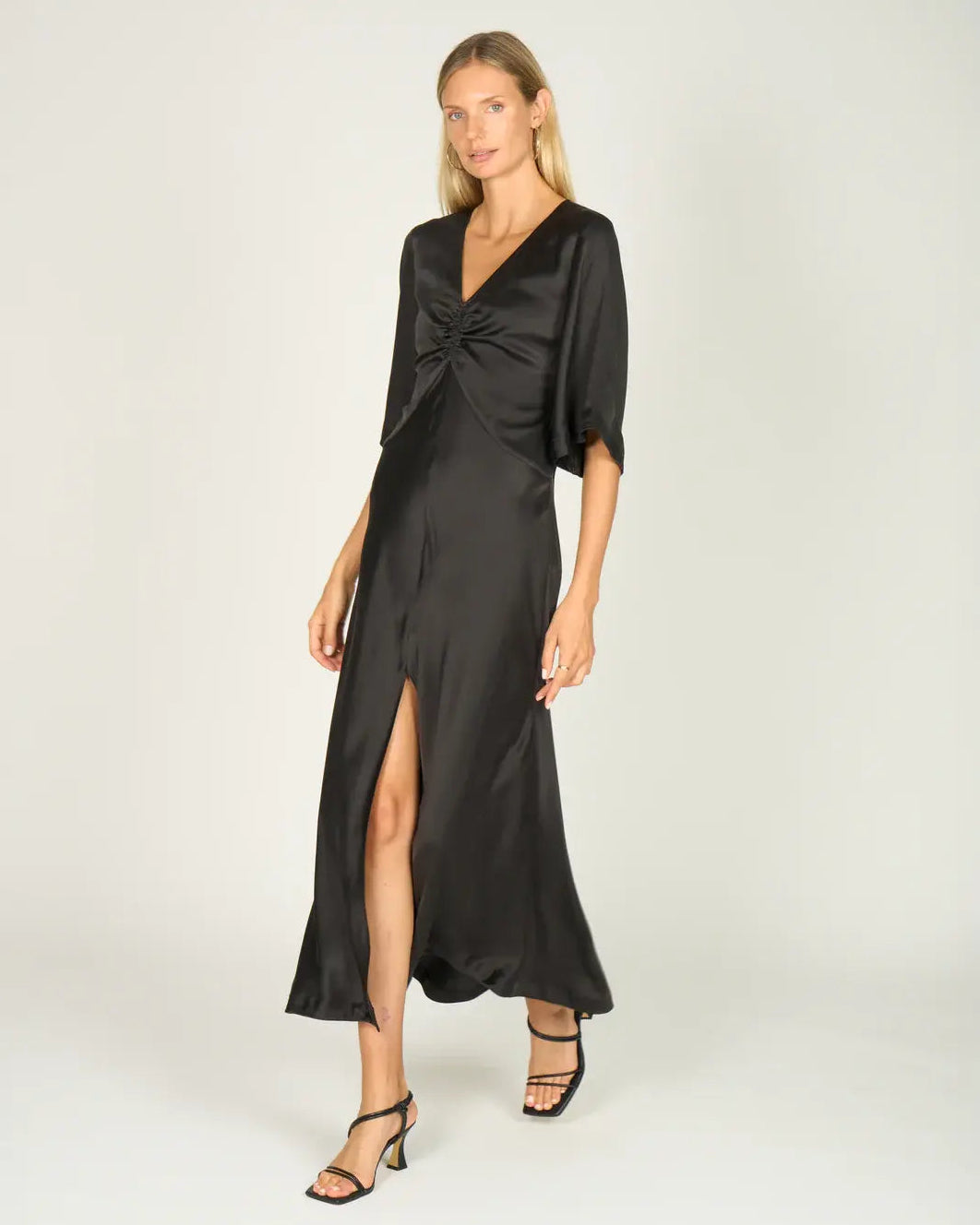 Tatiana Silk Sculptural Dress